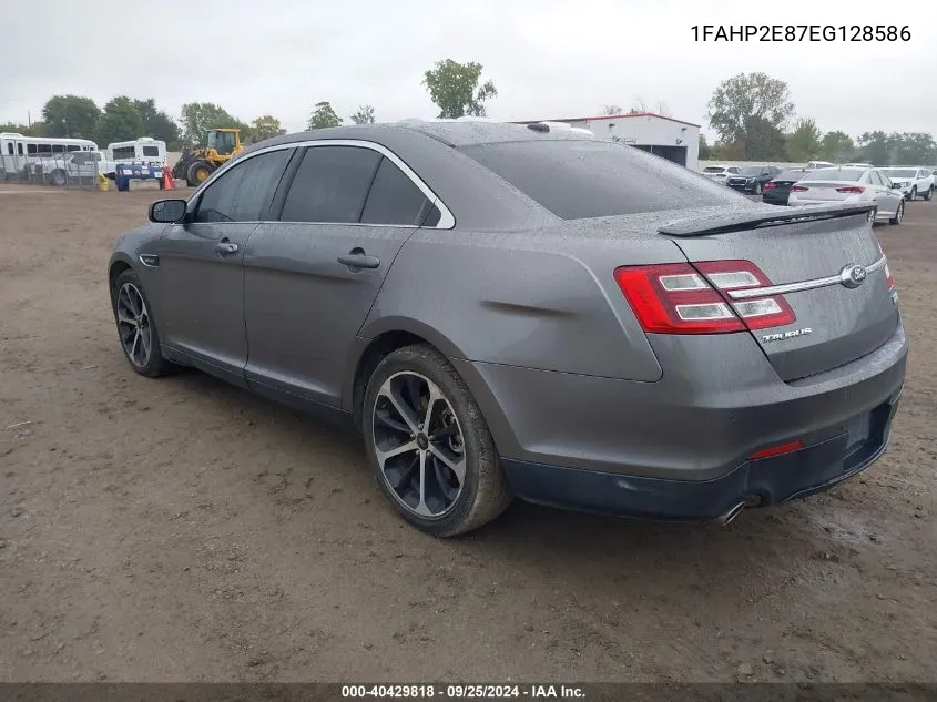 2014 Ford Taurus Sel VIN: 1FAHP2E87EG128586 Lot: 40429818