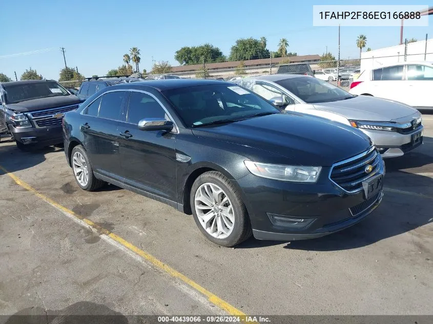 2014 Ford Taurus Limited VIN: 1FAHP2F86EG166888 Lot: 40439066