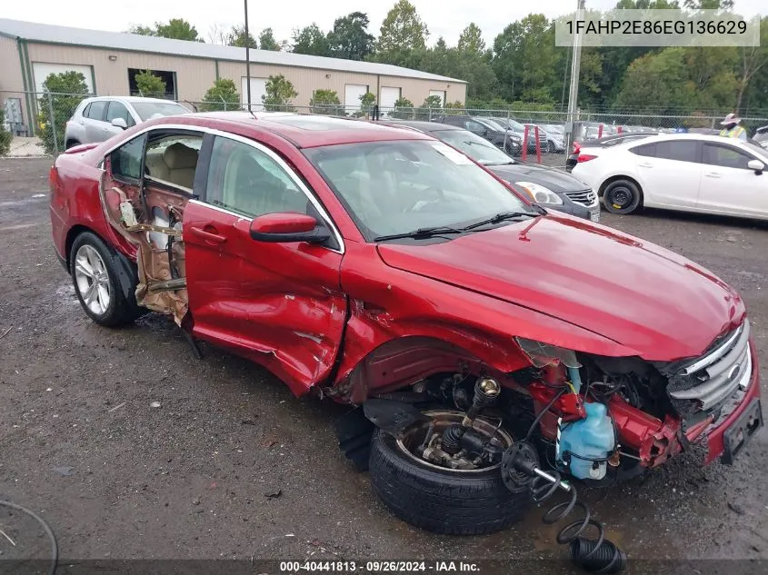 2014 Ford Taurus Sel VIN: 1FAHP2E86EG136629 Lot: 40441813