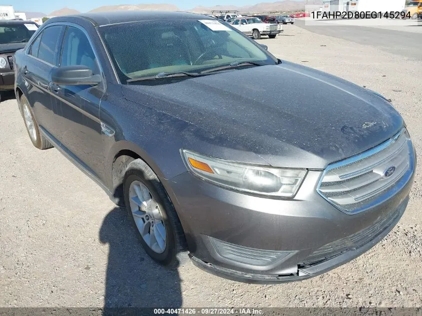 1FAHP2D80EG145294 2014 Ford Taurus Se