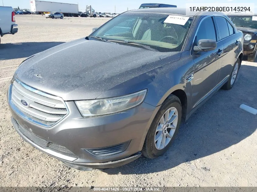 1FAHP2D80EG145294 2014 Ford Taurus Se