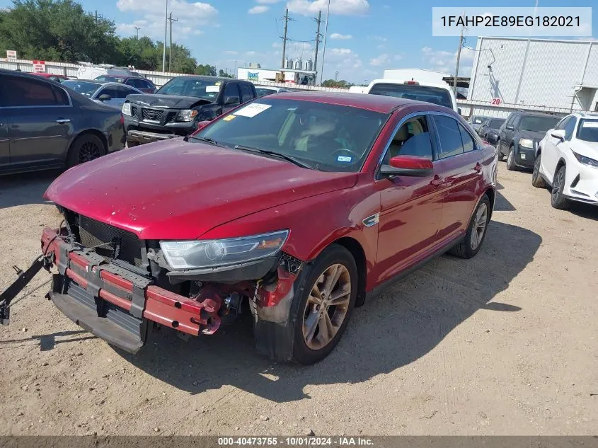 2014 Ford Taurus Sel VIN: 1FAHP2E89EG182021 Lot: 40473755