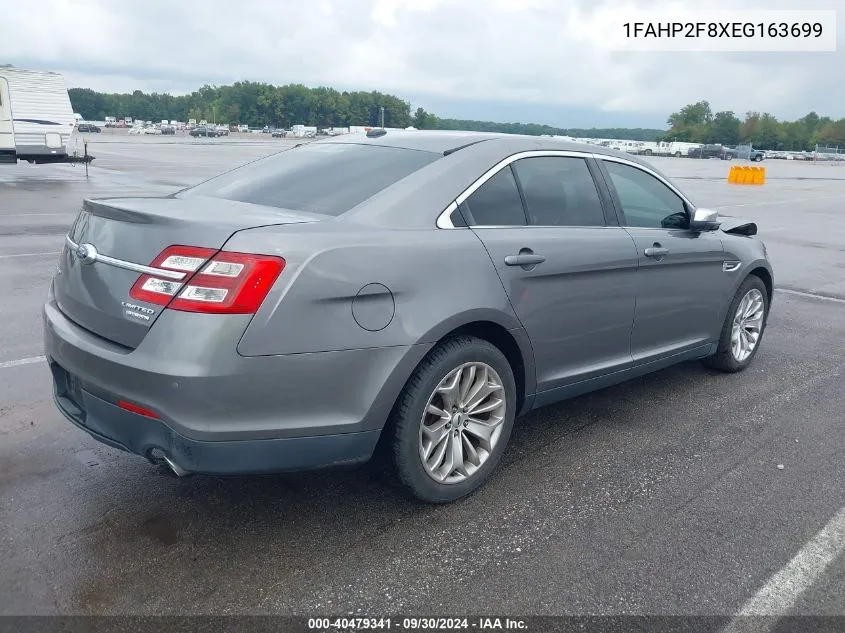 1FAHP2F8XEG163699 2014 Ford Taurus Limited