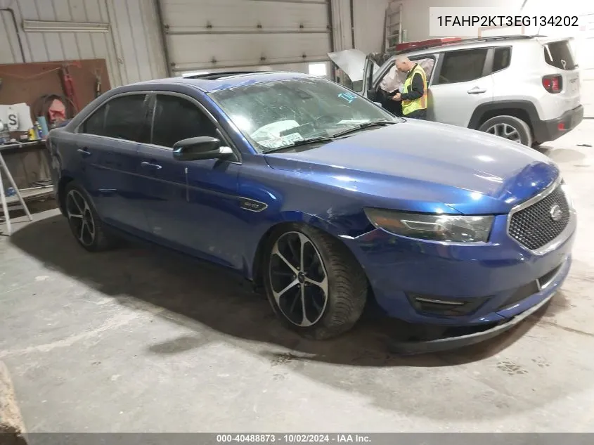 2014 Ford Taurus Sho VIN: 1FAHP2KT3EG134202 Lot: 40488873