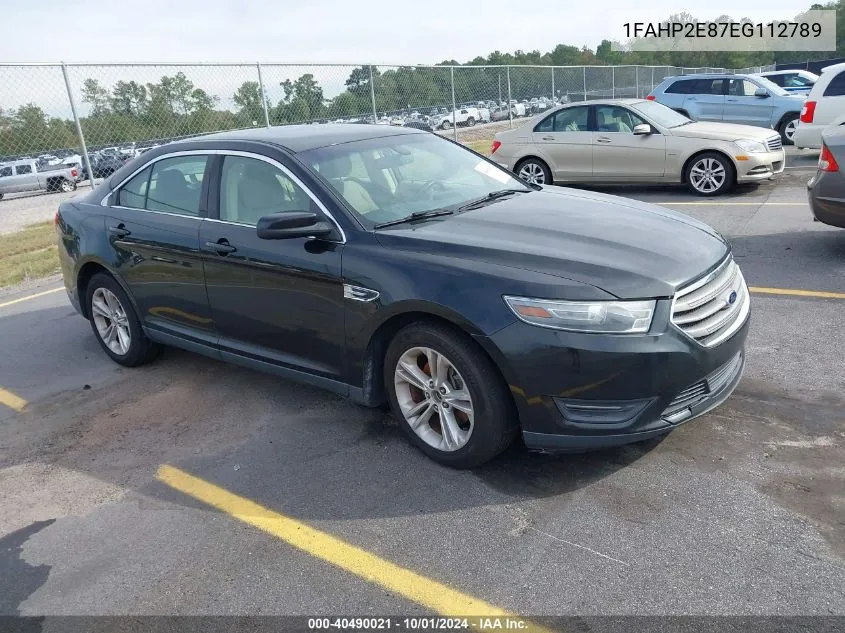 2014 Ford Taurus Sel VIN: 1FAHP2E87EG112789 Lot: 40490021