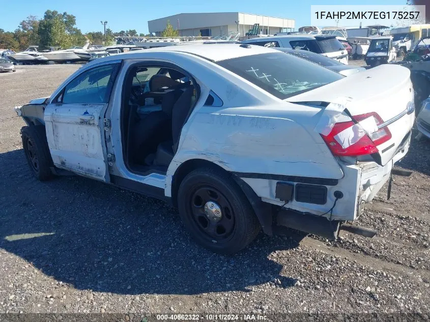 1FAHP2MK7EG175257 2014 Ford Taurus Police Interceptor