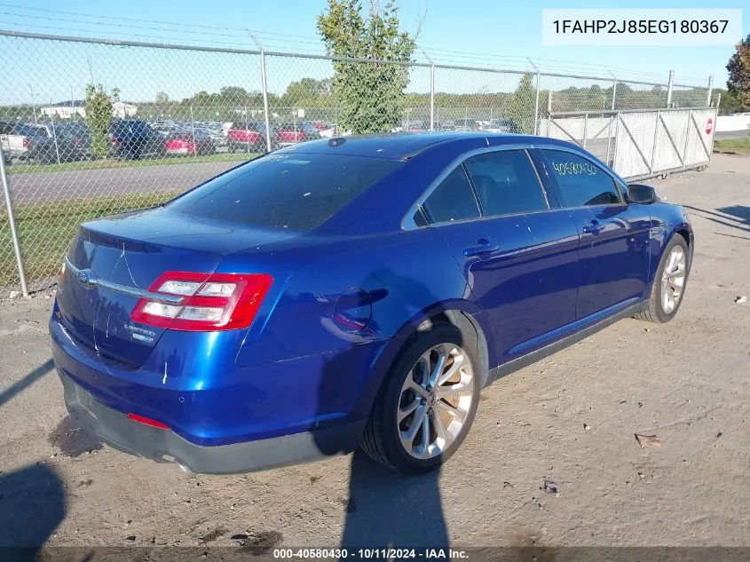 2014 Ford Taurus Limited VIN: 1FAHP2J85EG180367 Lot: 40580430