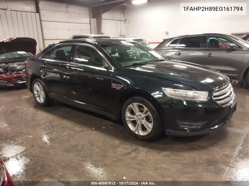 2014 Ford Taurus Sel VIN: 1FAHP2H89EG161794 Lot: 40597812