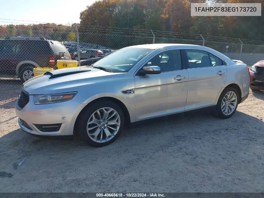 2014 Ford Taurus Limited VIN: 1FAHP2F83EG173720 Lot: 40665618