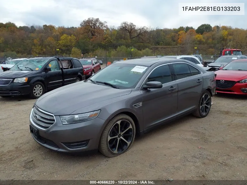 2014 Ford Taurus Sel VIN: 1FAHP2E81EG133203 Lot: 40666220