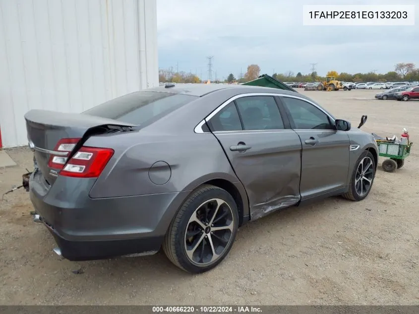 2014 Ford Taurus Sel VIN: 1FAHP2E81EG133203 Lot: 40666220