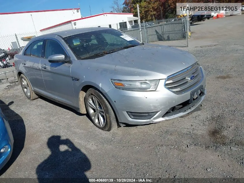 2014 Ford Taurus Sel VIN: 1FAHP2E85EG112905 Lot: 40680139