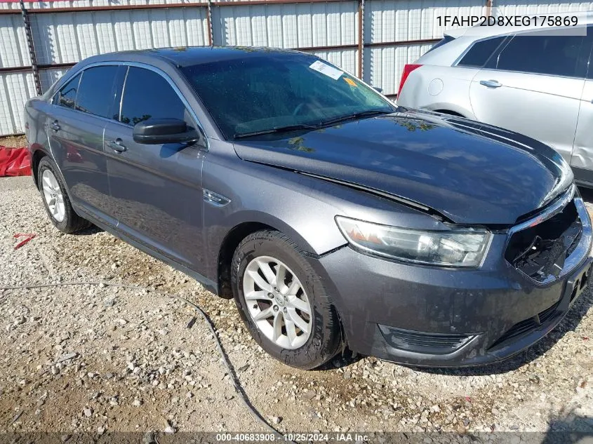 2014 Ford Taurus Se VIN: 1FAHP2D8XEG175869 Lot: 40683908