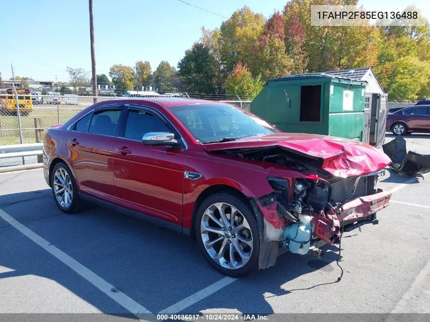 2014 Ford Taurus Limited VIN: 1FAHP2F85EG136488 Lot: 40686017