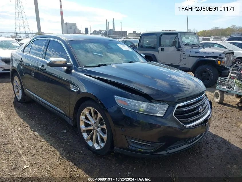 2014 Ford Taurus Limited VIN: 1FAHP2J80EG101171 Lot: 40689191