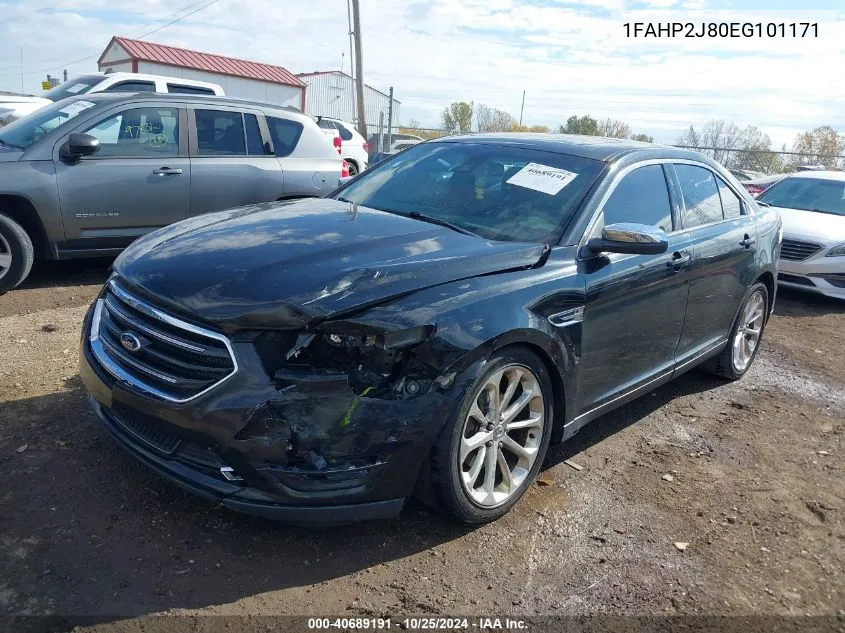 2014 Ford Taurus Limited VIN: 1FAHP2J80EG101171 Lot: 40689191