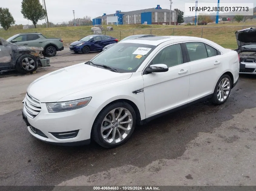 2014 Ford Taurus Limited VIN: 1FAHP2J83EG137713 Lot: 40694683