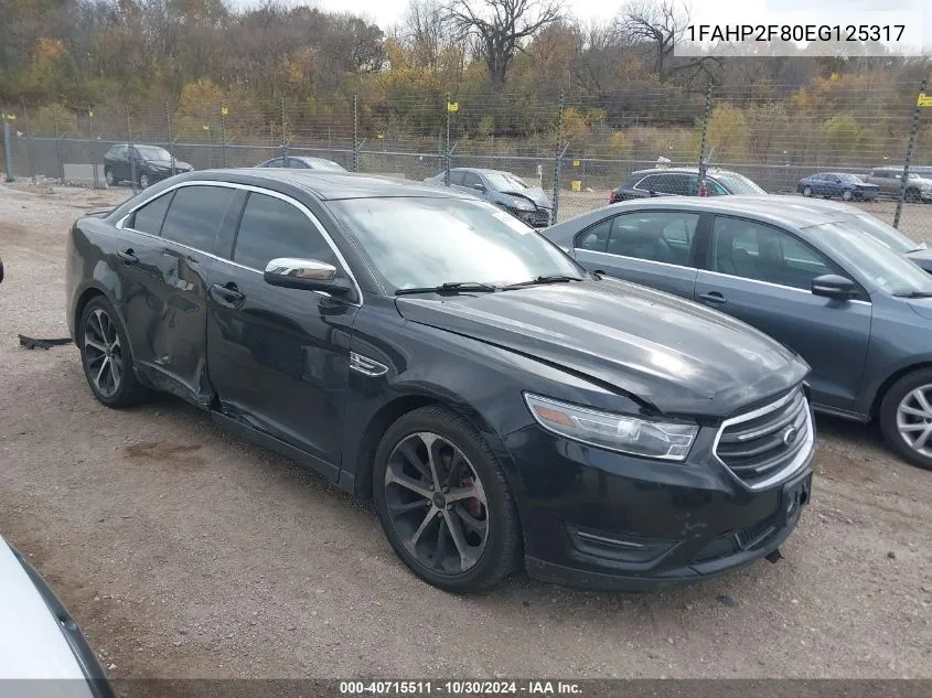 2014 Ford Taurus Limited VIN: 1FAHP2F80EG125317 Lot: 40715511