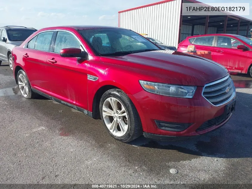 2014 Ford Taurus Sel VIN: 1FAHP2E80EG182179 Lot: 40715621