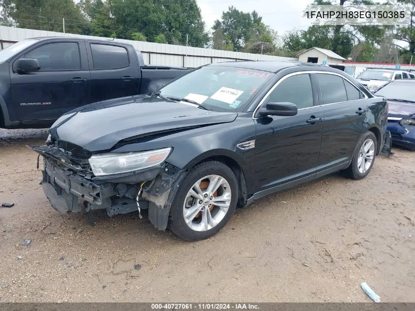 2014 Ford Taurus Sel VIN: 1FAHP2H83EG150385 Lot: 40727061