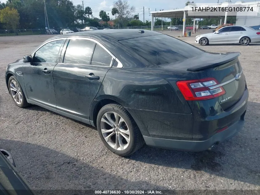 2014 Ford Taurus Sho VIN: 1FAHP2KT6EG108774 Lot: 40736630