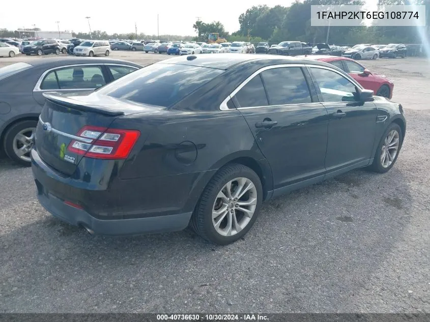 2014 Ford Taurus Sho VIN: 1FAHP2KT6EG108774 Lot: 40736630