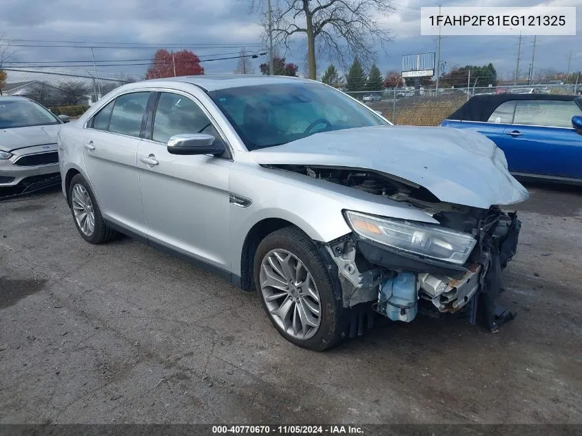 1FAHP2F81EG121325 2014 Ford Taurus Limited