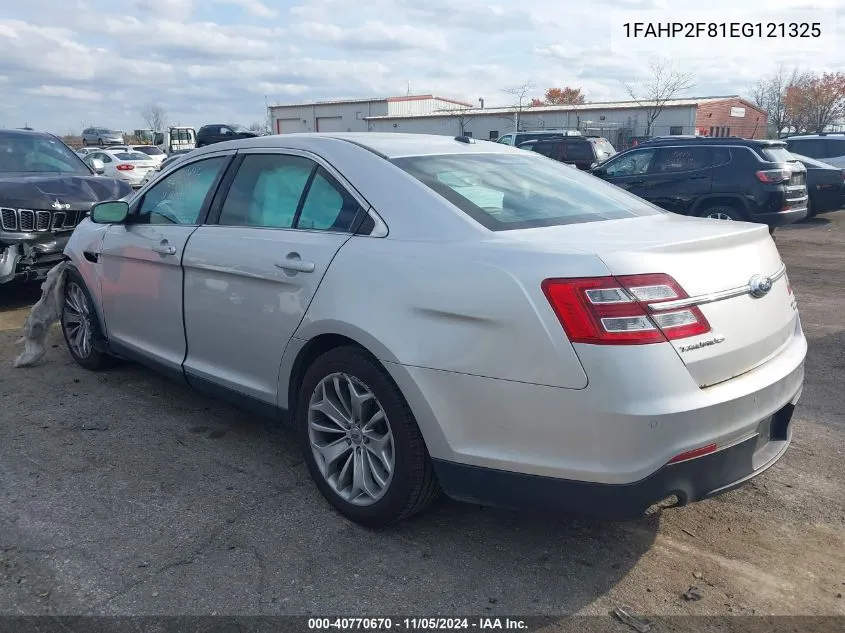 1FAHP2F81EG121325 2014 Ford Taurus Limited