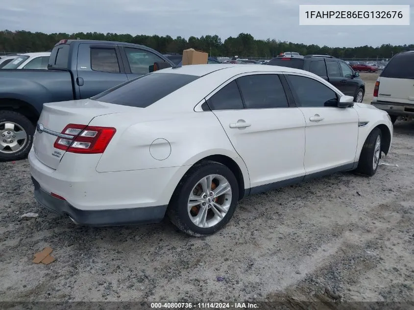 1FAHP2E86EG132676 2014 Ford Taurus Sel