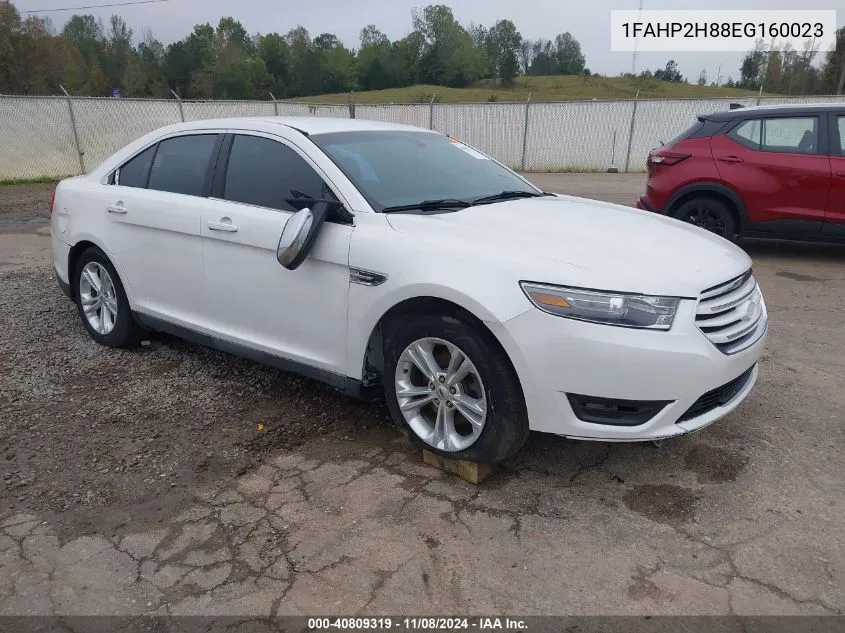 2014 Ford Taurus Sel VIN: 1FAHP2H88EG160023 Lot: 40809319