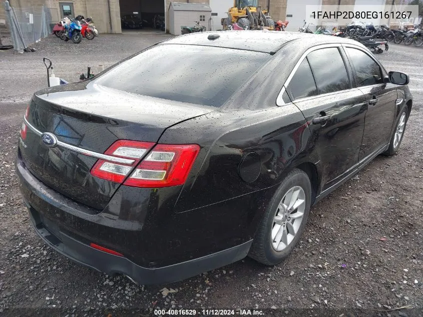 2014 Ford Taurus Se VIN: 1FAHP2D80EG161267 Lot: 40816529