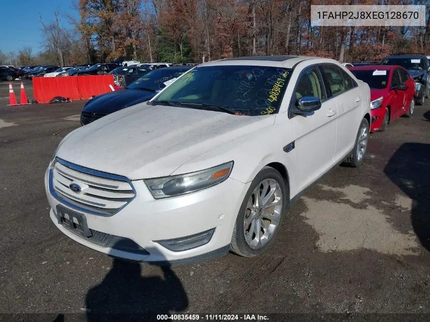 2014 Ford Taurus Limited VIN: 1FAHP2J8XEG128670 Lot: 40835459