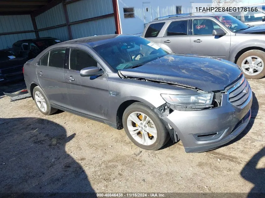 2014 Ford Taurus Sel VIN: 1FAHP2E84EG178166 Lot: 40846438