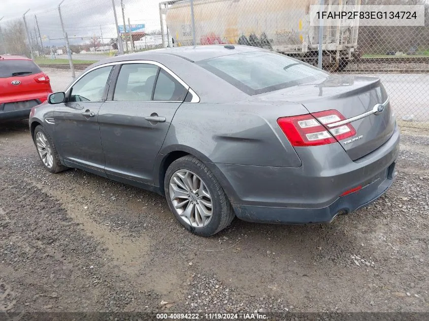 2014 Ford Taurus Limited VIN: 1FAHP2F83EG134724 Lot: 40894222