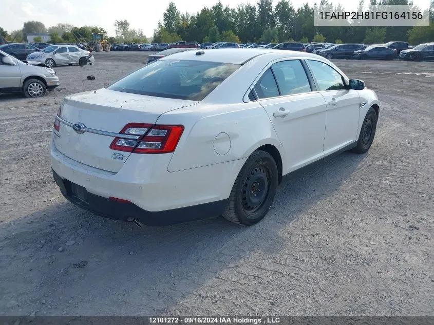 2015 Ford Taurus Sel VIN: 1FAHP2H81FG164156 Lot: 12101272