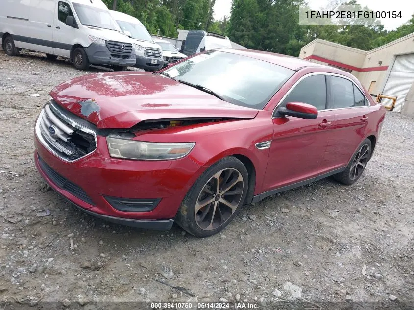 1FAHP2E81FG100154 2015 Ford Taurus Sel