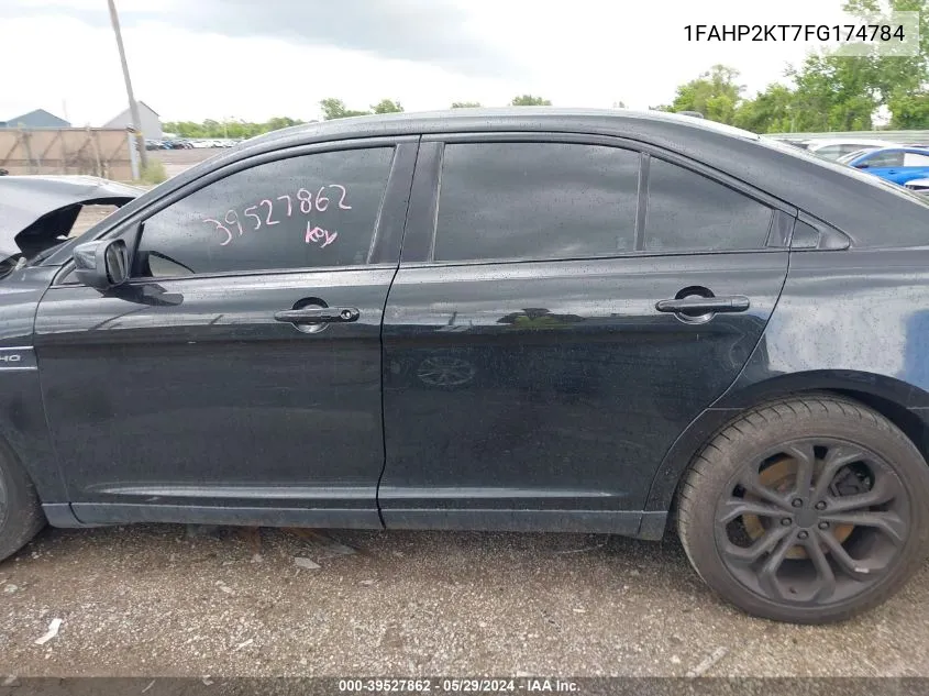 2015 Ford Taurus Sho VIN: 1FAHP2KT7FG174784 Lot: 40843575