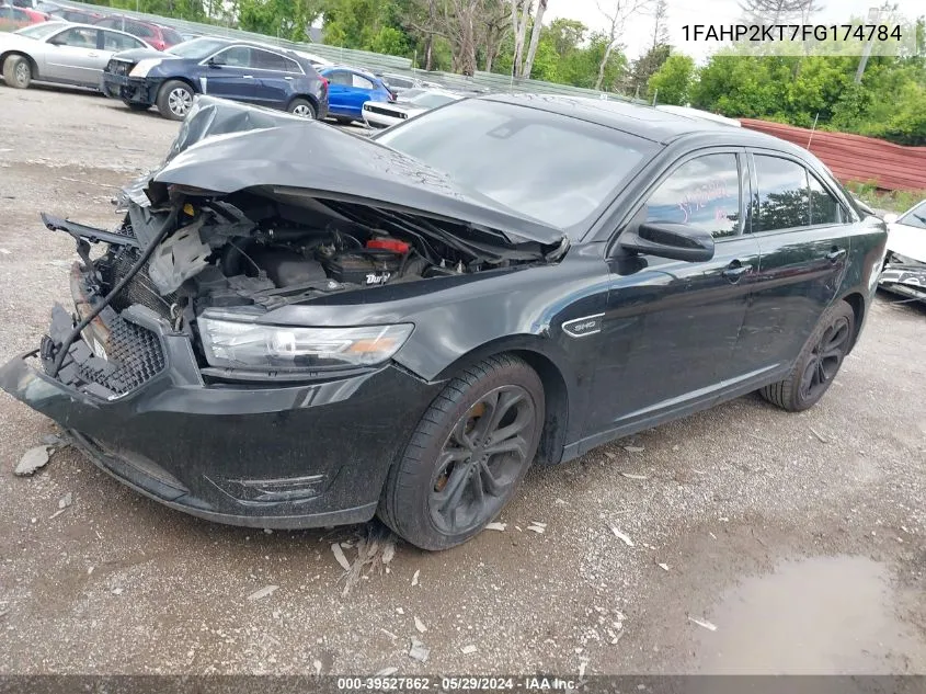 2015 Ford Taurus Sho VIN: 1FAHP2KT7FG174784 Lot: 40843575