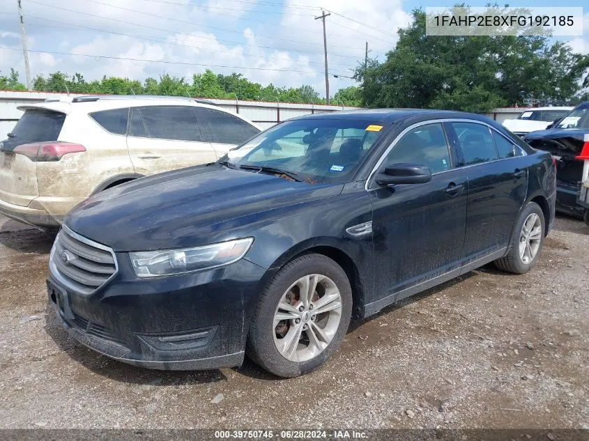 2015 Ford Taurus Sel VIN: 1FAHP2E8XFG192185 Lot: 39750745