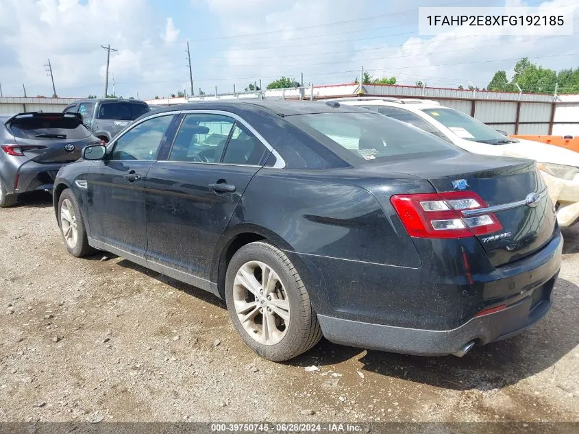 2015 Ford Taurus Sel VIN: 1FAHP2E8XFG192185 Lot: 39750745