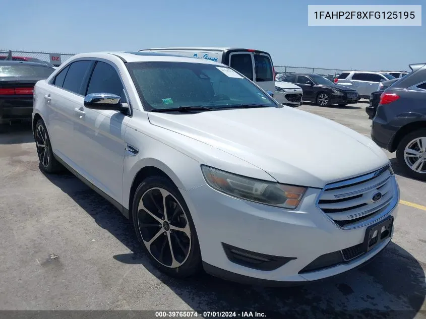 1FAHP2F8XFG125195 2015 Ford Taurus Limited