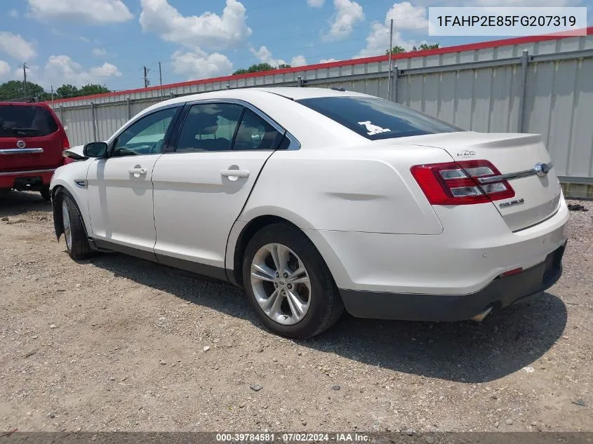 2015 Ford Taurus Sel VIN: 1FAHP2E85FG207319 Lot: 39784581