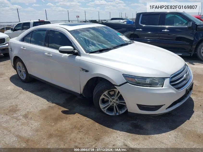 1FAHP2E82FG169807 2015 Ford Taurus Sel