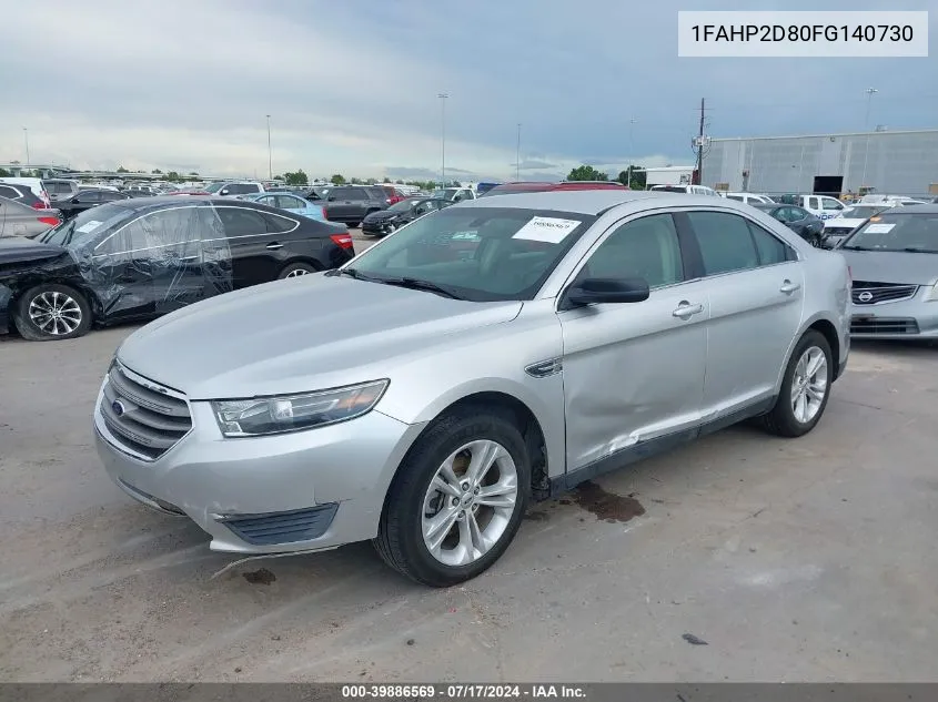 2015 Ford Taurus Se VIN: 1FAHP2D80FG140730 Lot: 39886569