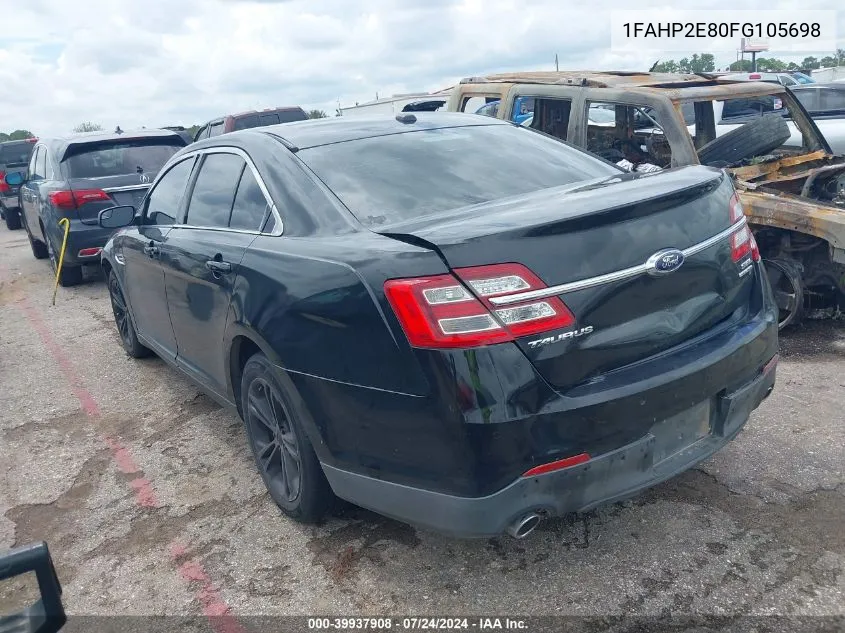 1FAHP2E80FG105698 2015 Ford Taurus Sel