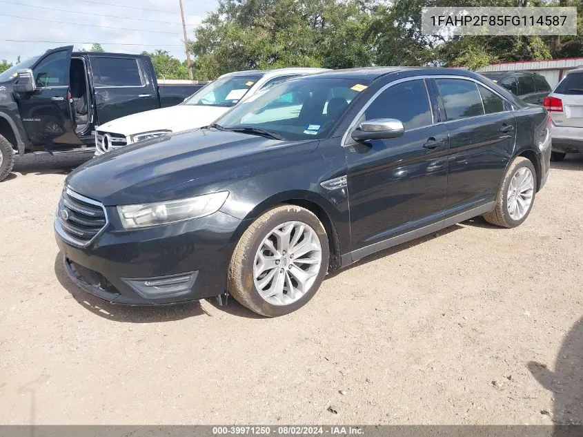 1FAHP2F85FG114587 2015 Ford Taurus Limited