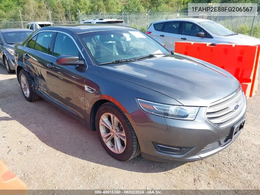 2015 Ford Taurus Sel VIN: 1FAHP2E88FG206567 Lot: 40015360