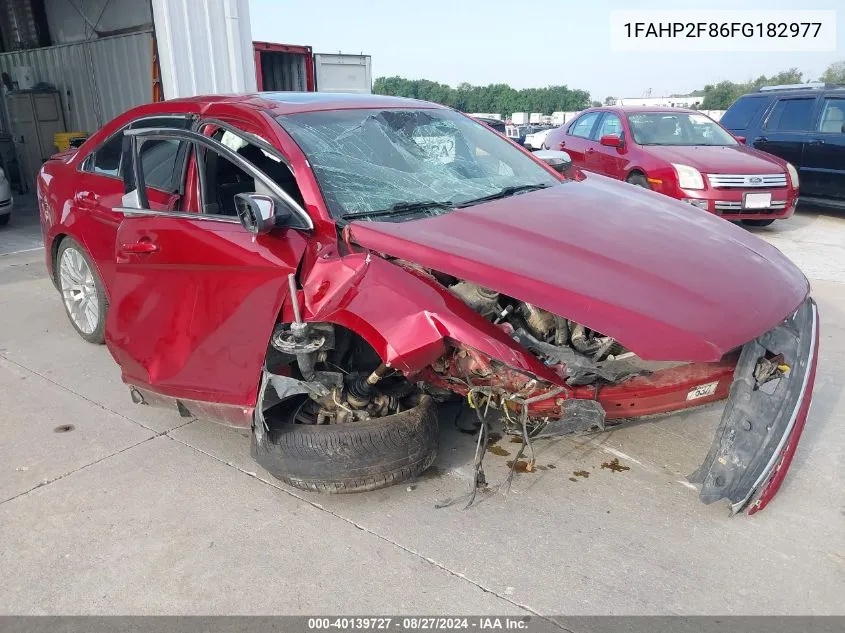 2015 Ford Taurus Limited VIN: 1FAHP2F86FG182977 Lot: 40139727