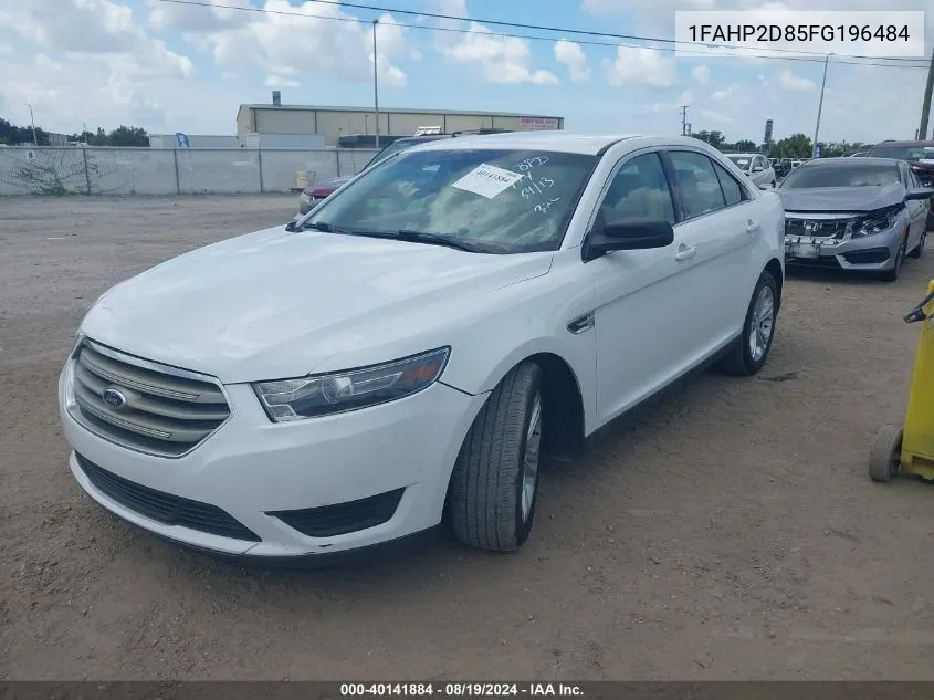 1FAHP2D85FG196484 2015 Ford Taurus Se