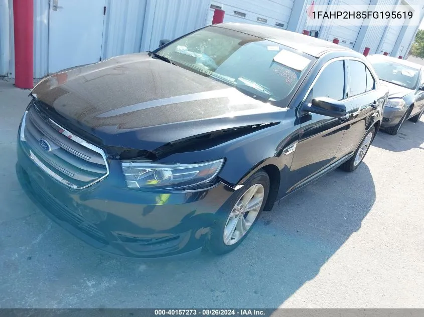 2015 Ford Taurus Sel VIN: 1FAHP2H85FG195619 Lot: 40157273